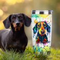 thumbnail image 2 of Dachshund Gift for Women/Men,Dachshund Insulated Tumbler Stainless Steel 20 oz, 2 of 5
