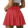 thumbnail image 2 of FUIALDOLG Morocco Flag Athletic Skorts Women High Waisted Tennis Skort with Pocket Soft Breathable Activewear Running Shorts Casual Mini Skirt for Workout,Travel，L, 2 of 7