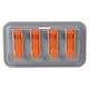 thumbnail image 2 of Ganchos plegables de pared para colgar sombreros y teléfono. naranja gris, 2 of 9