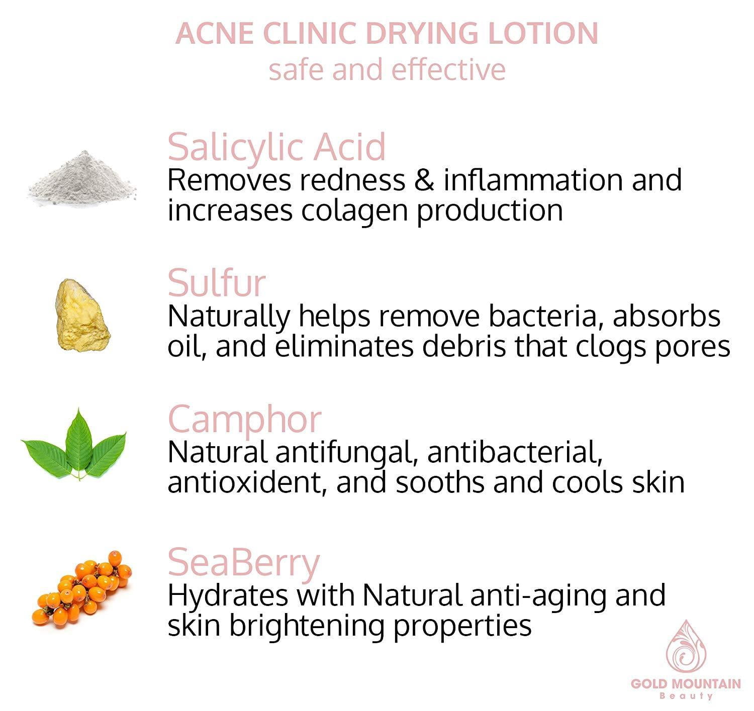 gold mountain beauty spot drying lotion