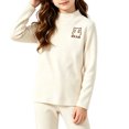 thumbnail image 6 of Asxite Toddler Solid Tops Stand Collar Long Sleeve Soft Cotton Warm Casual Pullover Fall Tee 1T, 6 of 6