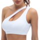 thumbnail image 1 of Sujetador deportivo de un solo hombro para mujer Sujetadores de entrenamiento, 1 of 5