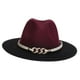 thumbnail image 4 of Sombrero Fedora Fernando Sombrero de fieltro estilo Retro bicolor, 4 of 8