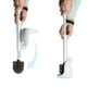 thumbnail image 2 of Escobilla de baño ELYPRO sin goteo con soporte higiénico blanco, 2 of 9