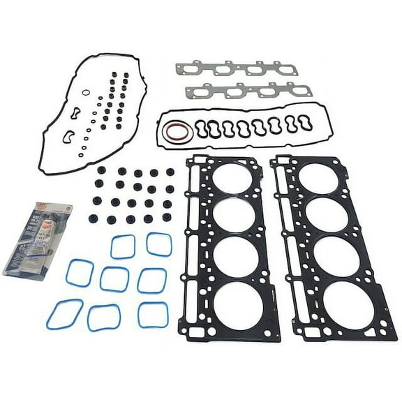 Engine Cylinder Head Gasket Set - with Valve Stem Seals - Compatible with 2014 - 2020 Ram 2500 6.4L V8 2015 2016 2017 2018 2019