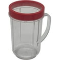 thumbnail image 4 of 4pcs Party Cups Mugs Compatible with Original Magic Bullet Juicer/extra Magic Bullet Party cups/ 16 Ounce Party Mugs Cups with Colored Lip Rings, Fits Original Magic Bullet Blender Juicer 250W MB-1001, 4 of 7
