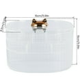 thumbnail image 4 of Jewelry Organizer Box Transparent 3-Layer Jewelry Storage Container Stackable Dust-proof Space Saving Jewelry Display Holder with Lid for Earrings Bracelets Necklaces Rings  Transparent, 4 of 10