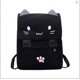 thumbnail image 4 of Lindo bolso de lona con bordado de gato, bolso escolar para niños, mochila para adultos Kitty (rosa) oso de fresa Electrónica, 4 of 5