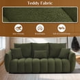 thumbnail image 7 of Ouyessir 81" Teddy Cloud Sofa Couch, Cozy Modern 3 Seater Couch with 3 Pillows, Oversized Loveseat for Living Room Apartment Office, 7 of 7
