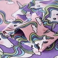 thumbnail image 4 of WIBACKER 1-10 Year Girls' 2-Piece Pajamas Set Long Sleeve Sleepwear Pjs 100% Cotton For Kids and Toddler Girls - Unicorn, 4 of 10