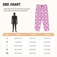 thumbnail image 3 of Rateoe Purple And White Polka Dot Pattern Women’s Ultra-Soft Comfy Pajama Lounge Pants Sleepwear,Comfortable Lounge Wear,lightweight Pajamas, Casual Home Wear-X-Large, 3 of 6
