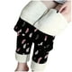 thumbnail image 1 of Gibobby pantalones cargo mujer Capris de longitud completa térmica con estampado de cintura alta elástica informal de invierno para mujer（Gris， L), 1 of 5