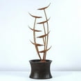 thumbnail image 2 of 43.1in. H Rain Forest Bronze Metal Leaves Cascading Polyresin Fountain, 2 of 4