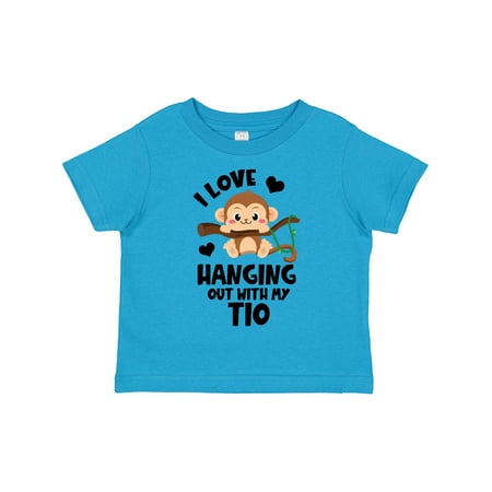 

Inktastic Monkey I Love Hanging out with My Tio Gift Toddler Boy or Toddler Girl T-Shirt