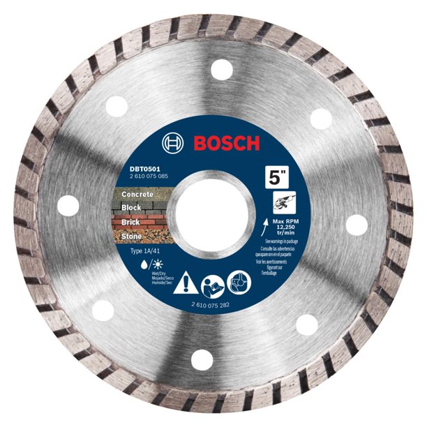 Disco diamantado Bosch DBT0501 12,7 cm Turbo Rim 5"