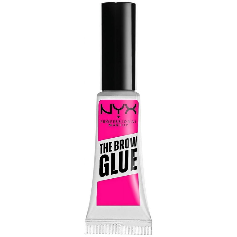 NYX Professional Makeup Brow Glue, Extreme Hold Eyebrow Gel, Clear