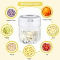 thumbnail image 4 of Yhmxh Kitchen Gadgets Kitchen Essentials Mini Garlic Chopper Wireless Portable Mini Food Chopper Kitchen Accessories Kitchen Aid Attachments for Home Kitchen Holidays, 4 of 6