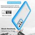 thumbnail image 4 of Galaxy A53 5G Case, Takfox Samsung A53 Phone Case Shock Absorbing, Rugged Shockproof Crystal Clear Hard Case Full Body Protective Sturdy Cover TPU Shell Bumper Case for Samsung Galaxy A53 5G,Blue, 4 of 6