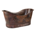 thumbnail image 2 of Premier Copper Products BTDR67DB 67 inch x 32 inch Hourglass Claw Foot Tub - Oil-Rubbed Bronze, 2 of 5
