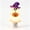 12*8*6cm , variant on Halloween Decor-Halloween Decorations Indoor-Light Up 3 Mini Ghost in Glass Cloche-Cute Ghost with Light for Home Kitchen Mantel Tabletop Party Decor and Holiday Decorations