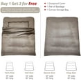 thumbnail image 5 of Japanese Floor Mattress Futon Mattress, Memory Foam Futon Roll Up Guest Mattress Full Size, 5 of 7