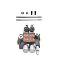 thumbnail image 3 of findmall Hydraulic Valve 2 Spool Hydraulic Directional Control Valve Double Acting Control Valve 13 GPM 3600 PSI SAE Ports, 3 of 6