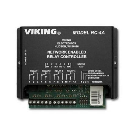 Viking Electronics - RC-4A - Viking Electronics Network Enabled Relay Controller price history on PriceWatchPro