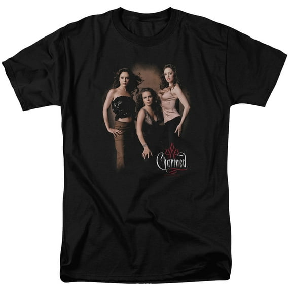 Charmed Three Hot Witches Officially Licensed Adult T-Shirt S