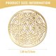thumbnail image 4 of 16Pcs/Set Metal Energy Decor Sticker Flower of Life Children's Day, 4 of 5