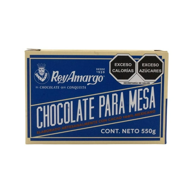 Chocolate Rey Amargo Tradicional 550 gr