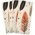thumbnail image 3 of Dreamtimes Colorful Feathers Kitchen Towels 18x28inch Ultra Soft Absorbent Quick Drying Kitchen Dish Towels Washable Cleaning Cloths Hand Towels Tea and Bar Towels, 6 Pack, 3 of 7