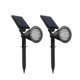 thumbnail image 1 of Solar Powered Landscape Spotlights Solar Walkway Lighting For Backyard Garden Pathway Driveway Path Wall Pool Patio Decor Warm White 2 Pack Bright Sol, 1 of 4