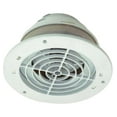 thumbnail image 3 of Soffit Exhaust Vent - 4 5 6 Inch Bathroom & Kitchen Fan Vent with Damper, Leak Proof Collar & Pest Guard - Flush Mount Soffit Vent for Home Ventilation, 3 of 4