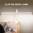 thumbnail image 3 of Tignapoo USB Rechargeable LED Clip-on Desk Lamp for Study, Eye Protection, White - Portable Reading Light for Dorm & Bedroom, 3 of 6