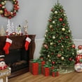 thumbnail image 3 of National Tree Company 7.5 ft. Feel Real® Artificial Newberry Spruce Christmas Tree, Green, Includes Stand, 3 of 7