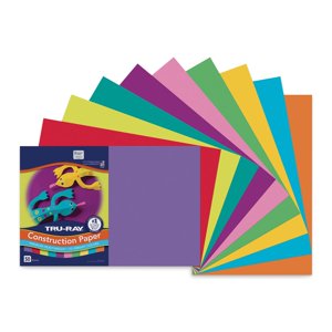 Pacon Tru-Ray Construction Paper, Bright Assorted, 50 Sheets