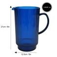 thumbnail image 4 of Blue Acrylic Ribbed Pitcher 1.9L, 4 of 4