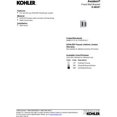 thumbnail image 3 of KOHLER K-98347-CP Support Mural Fixe Awaken, Chrome Poli, 3 of 3