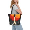 thumbnail image 2 of Wukai Sacs à Main pour Femmes Imprimé Fusée Spatiale Rétro, Sacs de Rangement Décontractés, Sacs de Courses Zippés, Sacs de Plage, Sacs de Voyage, 2 of 6