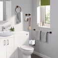 thumbnail image 3 of Pieces Matte Bathroom Hardware Accessories Set Hand Towel Bar Set Toilet Paper Holder Towel Ring Towel Rack Set Matte for Bathroom, 3 of 8