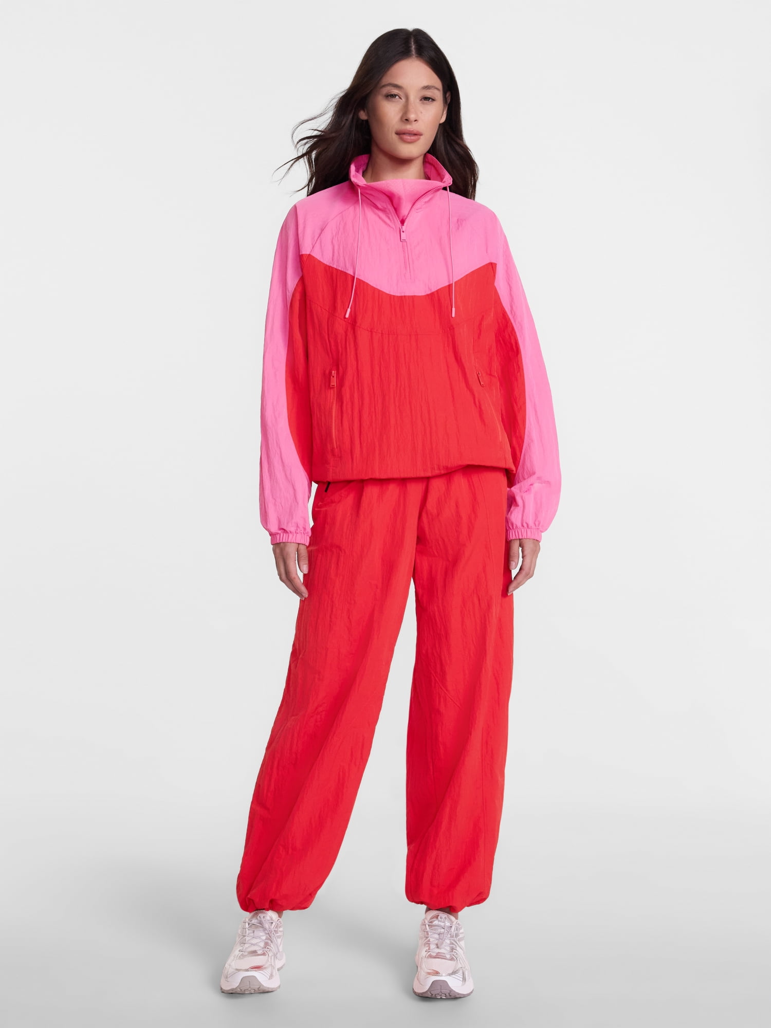 Avia Women's Nylon Balloon Pants, 31" Inseam, Sizes XS-XL