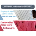 thumbnail image 4 of Small Animal No Bottom Hideout Warm Plush Guinea Pig Hut Habitat Rabbit Cave Hedgehog Hideout Rat House for Bunny Washable Chinchilla Hamster Bed Cozy Nest Cage Accessories, 4 of 9