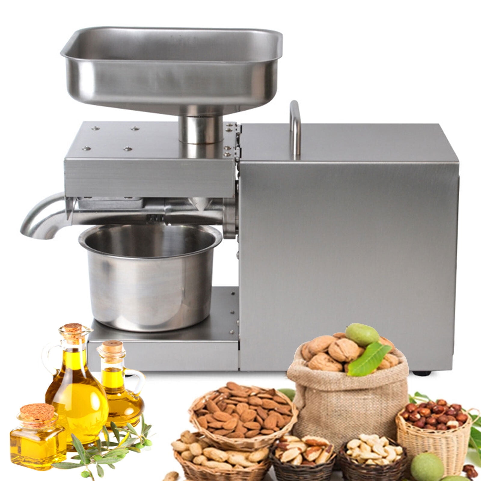 Commercial Automatic Oil Press Machine Oil Expell Electric Hot/ Cold Oil Machine