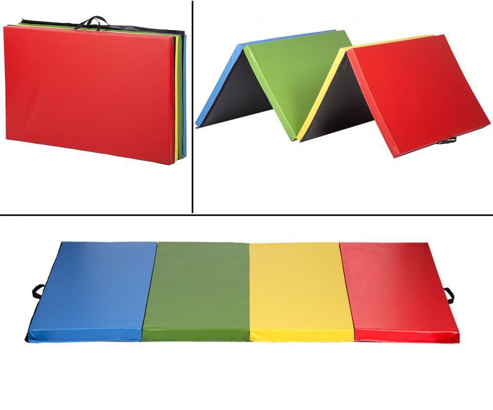 4'x10'x2"Thick Folding Panel Gymnastics Mat Gym Fitness Exercise Mat GM10 