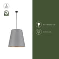 thumbnail image 2 of PD311025VBBG-Kuzco Lighting-Calor - 3 Light Pendant-Vintage Brass Finish-Black  Shade Color, 2 of 7