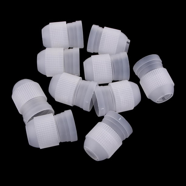 Gseado de Plástico Bolsas de Pastelería Boquils Convertidor de Puntas para Pastelería Postres Herramientas de Decoración de Pasteles 10 piezas 55x40 mm BLESIY Piping Bags Tips Converter
