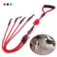 thumbnail image 2 of Pet Dog Leash Nylon Rope Double Dual Two Heads Dogs Leash 2 Way Coupler Walk Two and More Dogs Collars Harness Leads Dog Leashes ShopWise Round, 2 of 15