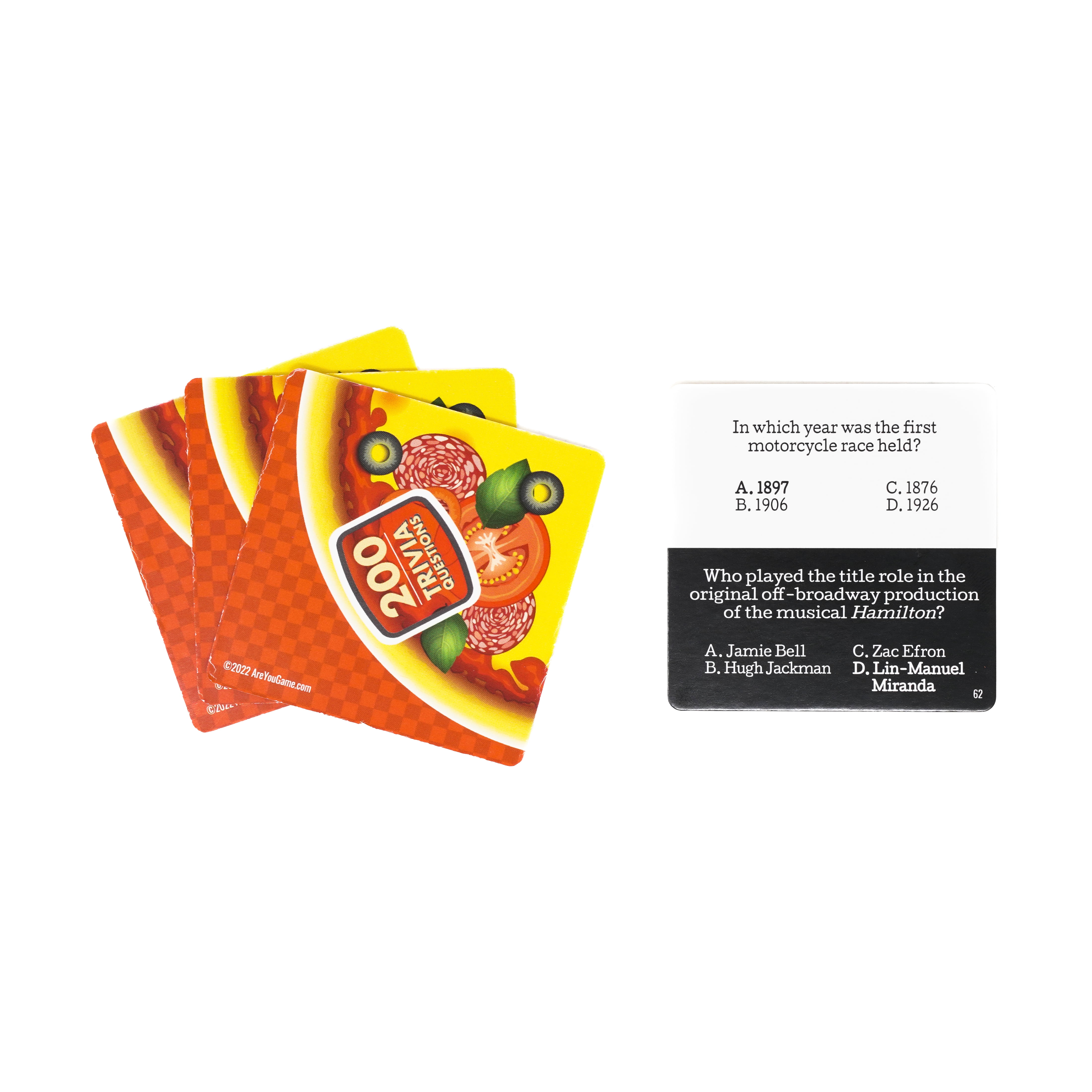 AreYouGame.com Get a Pizza the Action Trivia Quiz