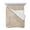 Khaki, Tan, Cream, variant on Quilts Twin-XL Size Bedding Set, Blue Palm Leaves Lightweight Quilted Comforter, Summer Tropical Botanical Coastal Soft Reversible Bedspread Coverlet with Pillow Covers for All Season, 68" x 98"