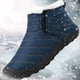 thumbnail image 5 of Botas de nieve cálidas y acogedoras para hombre Botas de nieve ligeras con forro de piel Botas de nieve cálidas de invierno Wdftyju Tenis De Mujer Tenis De Hombre, 5 of 9